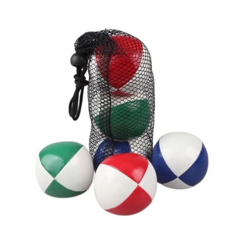 Colorful juggling balls learn - juggling,