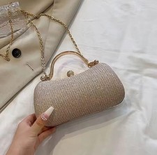 Elegant Golden Pearl Clutch evening bag women’s night clutch beautiful dazzling