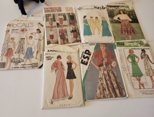 Vintage 1970s sewing patterns - vintage,