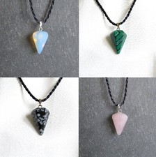 Small Stone Hexagonal PENDULUM