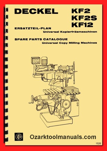 Deckel kf2 kf2s - kf2/kf2s/kf12, engraver
