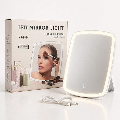 Led makeup mirror - led, tricolour