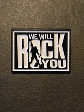 Queen, we will rock you pin
