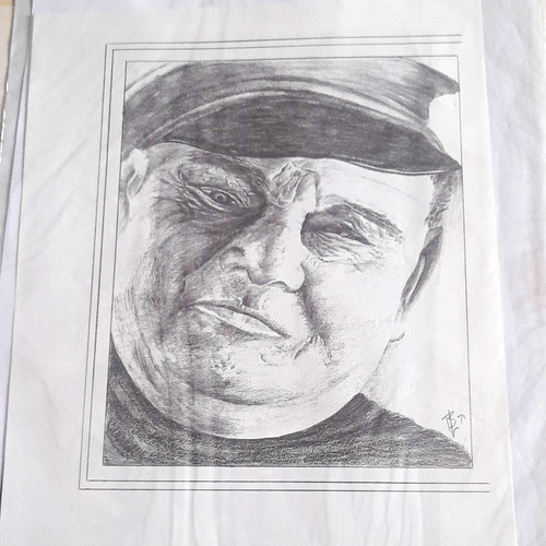 Signed original pencil - signed,