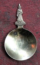 A Vintage Brass Tea Caddy Spoon Welsh Jenny Jones