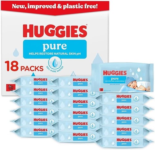 Huggies pure plastic - plastic, baby