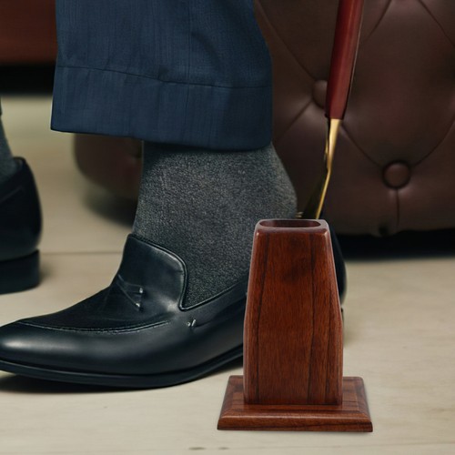 Shoehorn storage rack - shoehorn, wood