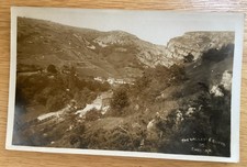 Old Postcard Of The Valley And Cliffs Cheddar