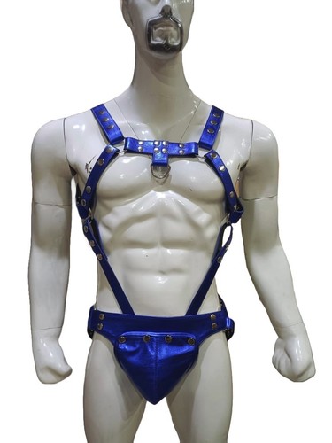 Men leather harness with - leather,