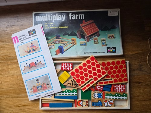 Vintage multiplay wooden - vintage, farm