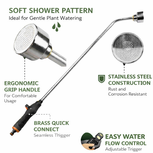 83cm aluminium watering lance - 83cm,