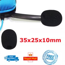Boom Mic FOAM ONLY Pop Filter For Logitech G35 G430 G930 F540 Headset Microphone