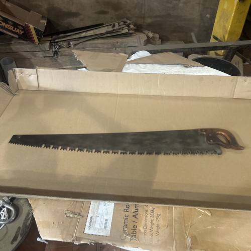 Vintage logging saw 1 - logging, 1/2