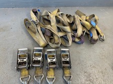 Recovery Trailer Car Transporter Wheel Strap Set with bag