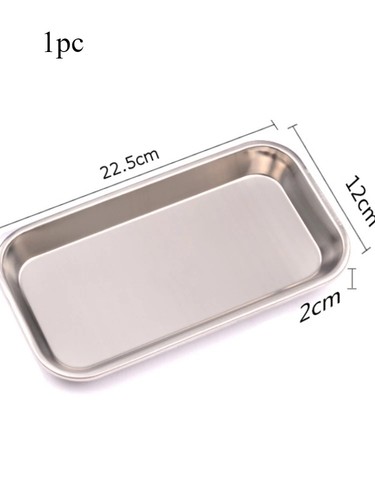 Stainless steel storage tray - stainless,