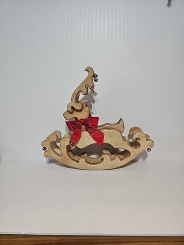 Vintage wooden rocking - wooden,