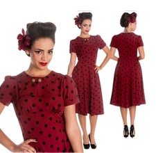 Hell Bunny Women's Burgundy