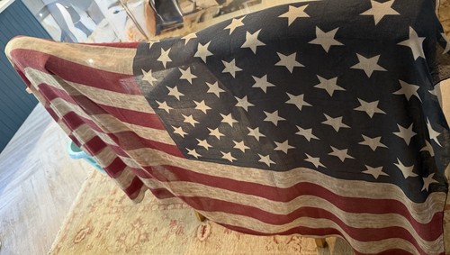 American flag print cotton - flag, cotton/
