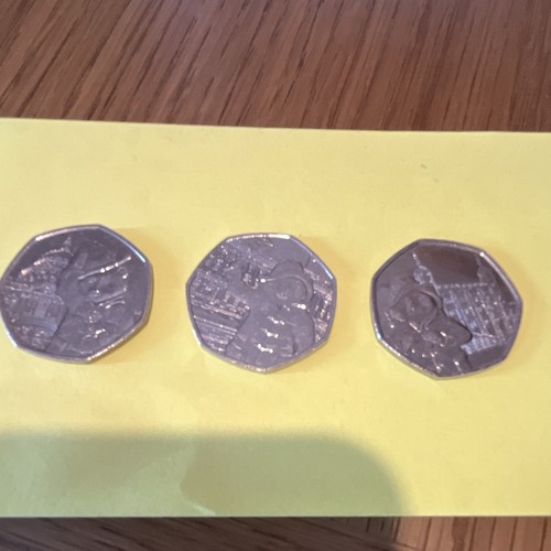 50p coins paddington - coins,
