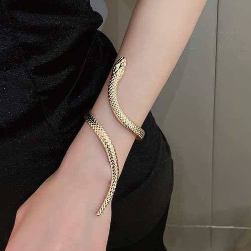 Snake shaped cuff - snake, bracelet