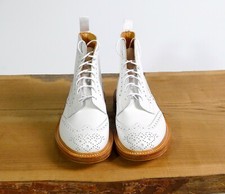 TRICKERS MEN'S S WHITE ANILINE