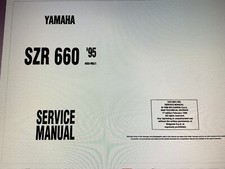 Yamaha SZR 660 1995 95 Service