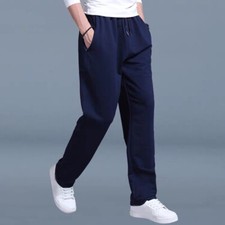 Mens Fleece Open Hem Bottoms
