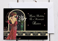 Art Deco Birthday Card