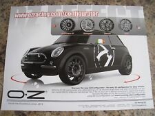 MINI WITH OZ RACING CONFIGURATOR ALLOY WHEELS ADVERT A4 SIZE FILE 15