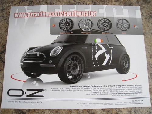 Mini with racing - with, oz