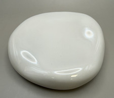 Ikea Trädgränsen 005.379.54 White Ceramic Stone Sculpture-Shelf or Table (1)