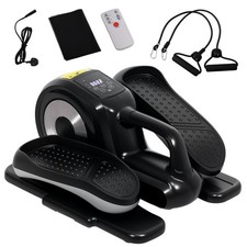 SPORTNOW Mini Elliptical Machine, Seated Pedal Exerciser w/ Remote Control