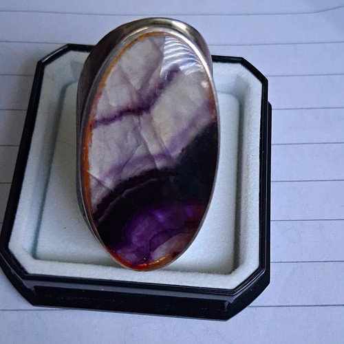 925 silver and blue john - 925,