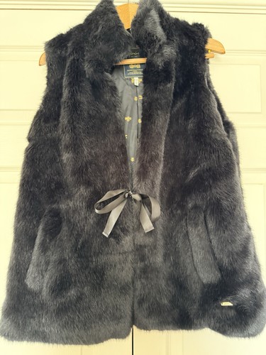 Joules faux fur gilet - joules,