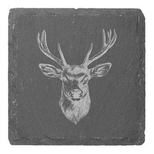 4 x 'Red Deer Stag' 10cm