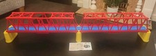 Tomy Trackmaster Tomica Thomas Double Red Suspension Bridge Track Pieces Large