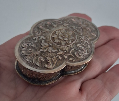 Antique silver plated brass - antique,