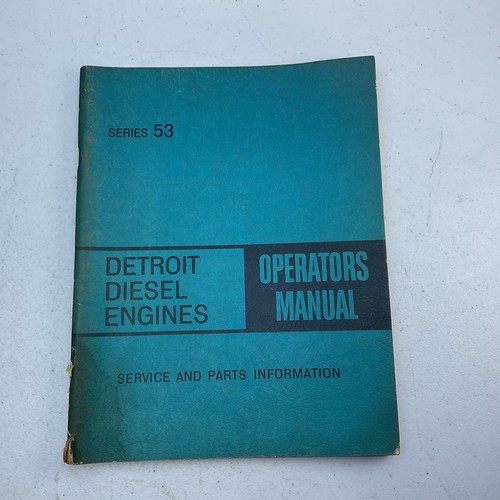 Detroit diesel engines series - engines,