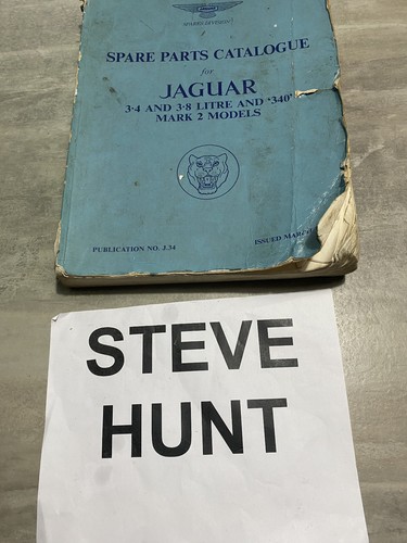 Jaguar mk2 parts - jaguar, book