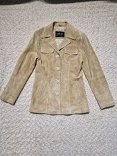 Milan Leather Suede Tan Jacket
