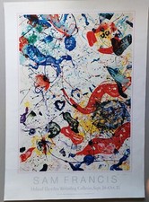 Sam FRANCIS Signed exhibition