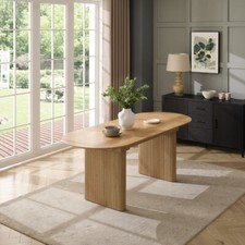 Japandi Wooden Dining Table