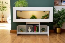 4ft x 16" x 18" Modern White