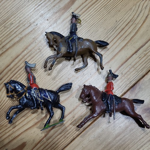 Antique painted lead tin - lead, &