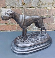 Rare Beautiful Sculpture of A Dog by Pierre-Jules Mêne (French, 1810-79) - 6.8kg