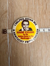 Brian Rix Pin Badge 1977 and