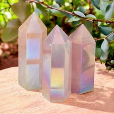 Rose Aura Quartz Crystal