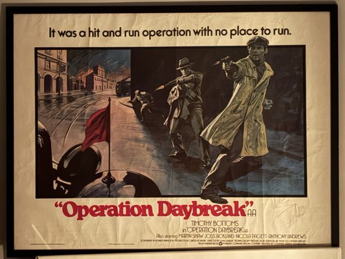 Original signed cinema poster - signed,
