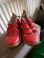 Womens Size 4, Red Leather