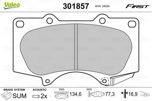 Front disc brake - brake, pad